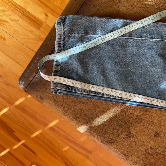 Zara women's low waist Classic Blue Jeans - Picture 8 of 9